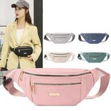Stylish Women's Waist Bag Oxford Cloth Chest Messenger Bag