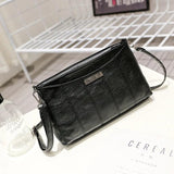 Plaid Shoulder Bag for Women PU Square Ladies Bag Brands Lady Handbag