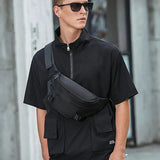 Waterproof Men Messenger Bag Large Capacity Casual Shoulder Bag