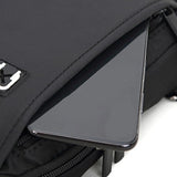 Men Large Capacity Messenger Bag Zipper Waterproof Casual Chest Bag