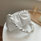 High-end Pleated Bag Summer Cloud Underarm Small Bag Female Texture Shoulder