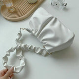 High-end Pleated Bag Summer Cloud Underarm Small Bag Female Texture Shoulder