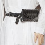 Women's Waist Pack Chain Belt Bag Shoulder Crossbody Handbag