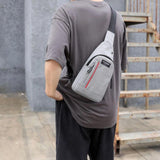 Men Messenger Chest Bag Sports Backpack Sling Bag Crossbody