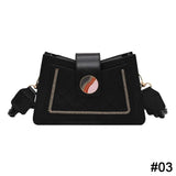 Women PU Leather Underarm Shoulder Bag Handbag Solid Crossbody Bag