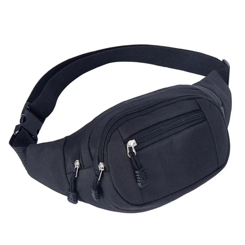 Unisex Canvas Waist Bag for Outdoor Sports Hiking