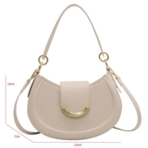 Vintage Small Armpit Bag Women's Clutch Purse in Khaki