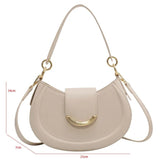 Vintage Small Armpit Bag Women's Clutch Purse in Khaki