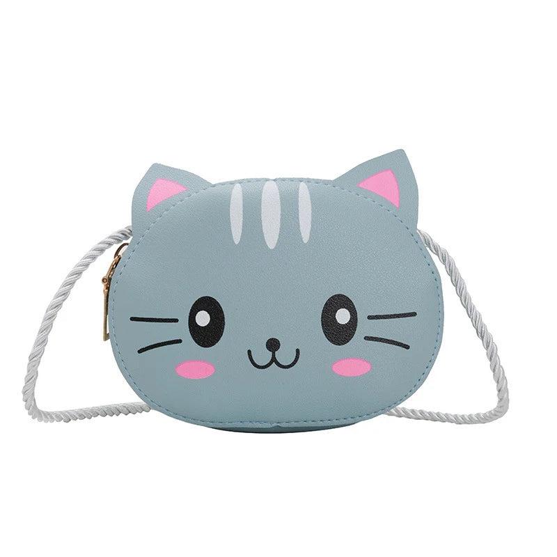 Girls PU Crossbody Bag Cute Animal Shoulder Bag for Shopping D88