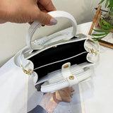 Small Straw Hourglass Handbag Top-Handle Tote Women Shoulder Messenger Bag