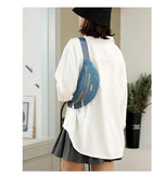 Canvas Waist Bag For Women Shoulder Crossbody Chest Bags