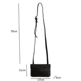 Women's Mini Handbag PU Leather Phone Bag Casual Small Messenger Strap Bag