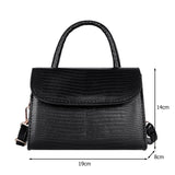 Vintage Lady Flap PU Leather Shoulder Handbag