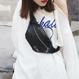 Men's PU Leather Waist Bag Fanny Pack Belt Bag Waist Pouch