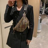 Women Crossbody Saddle Bag Chest Handbag Fanny Pack Casual Phone Purse