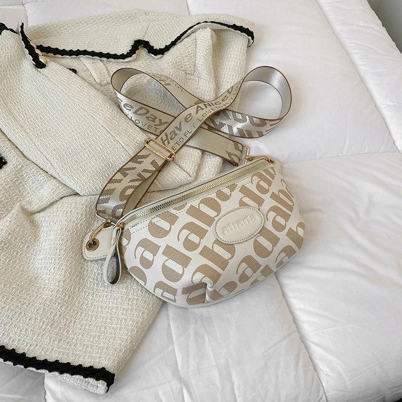 Women Crossbody Saddle Bag Chest Handbag Fanny Pack Casual Phone Purse