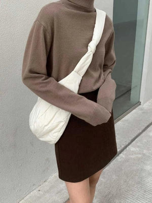 Foufurieux Canvas Satchel Bag Ladies Underarm Bag