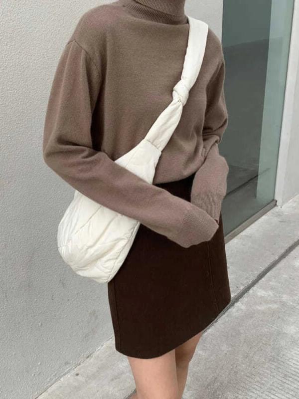 Foufurieux Canvas Satchel Bag Ladies Underarm Bag