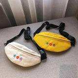 Embroidered Single Shoulder Waistband Lady's Bag