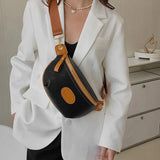 Women's Leather Fanny Pack Crossbody Chest Bag