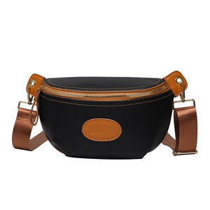 Women's Leather Fanny Pack Crossbody Chest Bag