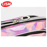 Women's Laser Waist Bag Colorful Fanny Pack Hip Bag