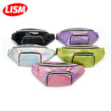 Women's Laser Waist Bag Colorful Fanny Pack Hip Bag