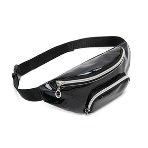 Women's Laser Waist Bag Colorful Fanny Pack Hip Bag
