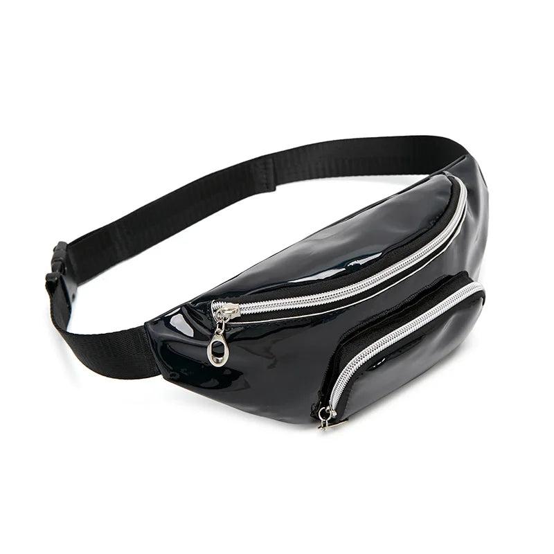 Women's Laser Waist Bag Colorful Fanny Pack Hip Bag
