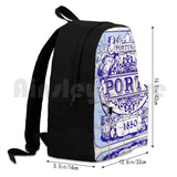 Azulejo Porto Lisbon Azulejos Lisboa Outdoor Hiking Backpack