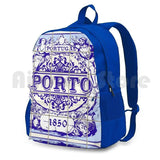 Azulejo Porto Lisbon Azulejos Lisboa Outdoor Hiking Backpack