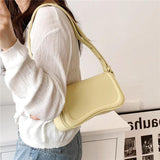 PU Leather Underarm Bag Purse Flap Handbag Women Shoulder Crossbody Bags