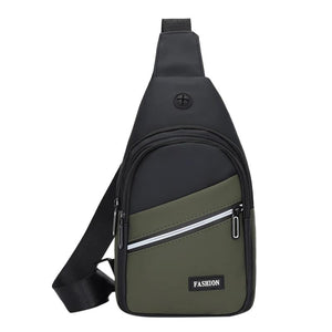 Men's One Shoulder Bag Business Waterproof Chest Bag