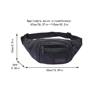 Waterproof Canvas Chest Bag for Men and Women