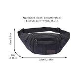 Waterproof Canvas Chest Bag for Men and Women