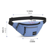 Men Chest Bag Waist Fanny Pack Belt Pouch Travel Hip Bum Shoulder Bags Purse