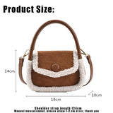 Small Square Messenger Bag Ladies Leather Shoulder Bags