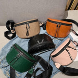 Saddle Women's Chest Bag High Crossbody Bags Female Chain Handbag