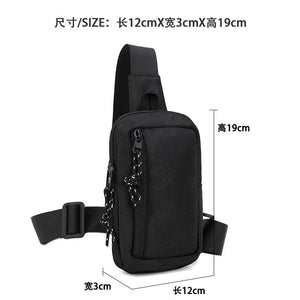Oxford Men Chest Bag Sling Crossbody Travel Phone Bags