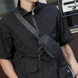 Oxford Men Chest Bag Sling Crossbody Travel Phone Bags