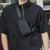 Oxford Men Chest Bag Sling Crossbody Travel Phone Bags