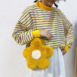 Furry Star Shoulder Bag Chain Winter Crossbody Bag