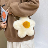 Furry Star Shoulder Bag Chain Winter Crossbody Bag