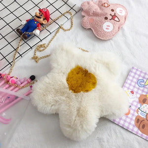 Furry Star Shoulder Bag Chain Winter Crossbody Bag