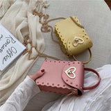 Rivet Jelly Crossbody Bag for Women