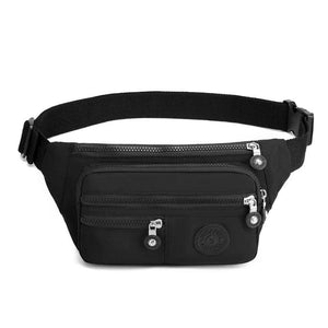 Nylon Sports Waist Pack Crossbody Handbag for Phone