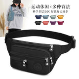 Nylon Sports Waist Pack Crossbody Handbag for Phone