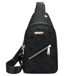 Casual Nylon Chest Bag Waist Pack Crossbody Handbag Travel Bag