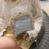 Women Handbag Bead Diamond Evening Bag