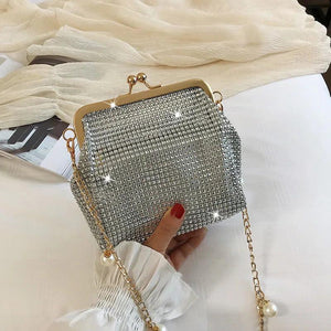 Women Handbag Bead Diamond Evening Bag